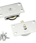 Cabinet Sliding Door Pulley Kit With Screws For Wardrobe And Barn Doors Durable Zinc Alloy Rolling Door Hardware Easy To Install