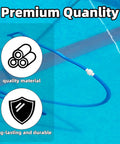 3 Pack Pool Cleaner Hose Ball Bearing Swivel Replacement Compatible With D20 180 280 380 480 Pro 3900 Sport Hose Connectors Parts, Premium ABS, Durable, Easy Install, No Fuss Fit, Keeps Suction Smooth on pool hose