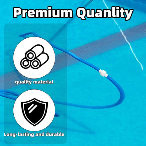 3 Pack Pool Cleaner Hose Ball Bearing Swivel Replacement Compatible With D20 180 280 380 480 Pro 3900 Sport Hose Connectors Parts, Premium ABS, Durable, Easy Install, No Fuss Fit, Keeps Suction Smooth on pool hose