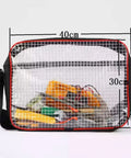 Heavy Duty Antistatic Engineer Storage Bag With Clear Window And Side Zipper For Quick Access Cleanroom Tool Organizer, 40x30x8 cm.