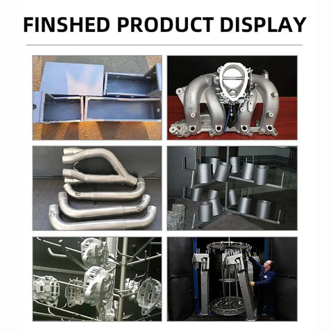 Finished products from Hook Type Shot Blasting Machine For Agricultural Parts showing deburred and cleaned metal components.