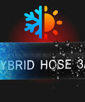 Three Eighths Inch Hybrid Air Hose 50 Foot Heavy Duty Air Compressor Hose With Kink Resistant Design All Weather Flex