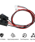 IR Break Beam Sensor Kit Two Sets Through Beam Photoelectric Switch With 5mm LED Indicators Counting Module cables