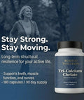 Calcium Supplement With Vitamin D3 500 Mg For Bone Density Boost High Absorption Multi Source Tri Calcium Chelate bottle