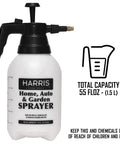 Continuous Hand Pump Sprayer 1.5L for Home Garden Lawn Care and Car Detailing with chemical resistant label