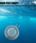 Five Pack Coin Sinkers Fishing Weights Disc Weights No Roll Lead Weights For Freshwater And Saltwater Fishing 4oz Each