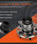 Rear Wheel Hub And Bearing Assembly For Hyundai Elantra 2007 To 2012 2.0L With Four Wheel ABS Driver And Passenger Side