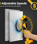 Cordless Tile Vibration Leveling Tool With 8 Speed Digital Display, Go To DeWalt 20V Battery Compatible in use on tile surface