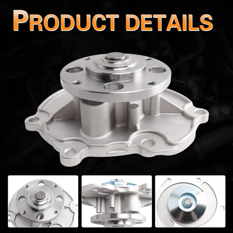 Direct Fit Water Pump And Thermostat Kit For 2008 Through 2017 Enclave, 2009 Through 2019 Traverse, 3.6L V6 Engine Replacement