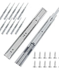 16 Inch Soft Close Drawer Slides Set Of 6 Pairs Full Extension Ball Bearing Slides With Side Mount And 100 Lb Capacity Heavy Duty