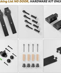 7 Foot Sliding Barn Door Hardware Kit For A Single Door With Sturdy Rails And Quiet Smooth Glide Fits 40 To 42 Inch Wide Doors J Shape Hanger