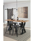 Industrial Glass Pendant Light With Clear Shade In Gray Finish over modern kitchen island with Edison bulb