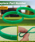 2 Pack Silicone O Ring Seal For Small Engine Intake Manifold Replaces 594209 green silicone seal shown with 594209 part number