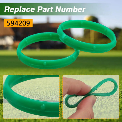 2 Pack Silicone O Ring Seal For Small Engine Intake Manifold Replaces 594209 green silicone seal shown with 594209 part number