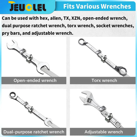 Fifteen Point Five Inch Wrench Extender Bar For Maximum Leverage And Torque Amplification Universal Torque Adapter