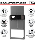 Automatic Chicken Coop Door Opener With Battery Power Weatherproof Aluminum Build Smart App And Timer Control Predator Proof Gray