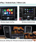 Wireless CarPlay Module for Porsche PCM3.1 Cayenne Macan 911 Panamera Bosxter Android Auto Car Accessory with Plug and Play Setup display