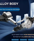 Pro Grade Pneumatic Steel Strapping Machine With Split Tensioner Sealer 19Mm Metal Banding Tool Air Powered for secure strapping.