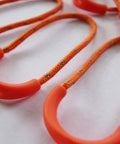 Heavy Duty Universal Zipper Pull Cord Tab Replacement For Luggage Backpacks And Jackets With Paracord Grip In Safety Orange