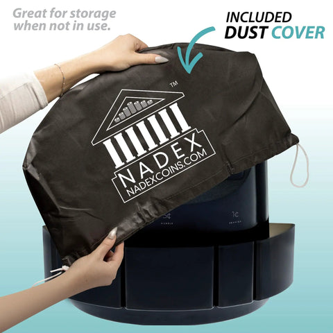 Smart S545 Pro Coin Counter Sorter And Wrapper with dust cover being applied for storage protection