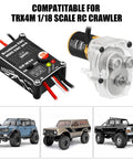 Upgrade 30A Brushless ESC And 1621 3500KV Outrunner Motor Transmission Combo Kit For TRX4M One Eighteen Scale RC Car