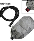 Pro Drywall Sanding Vacuum Dust Collector With 2M Hose And Self-Priming Bag, Grey flexible 2 meter hose and dust collection bag for wall sander.