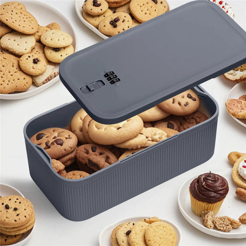 Secure Lock Box With Easy Combination Code For Medication And Personal Items, Compact 8.5 Inch tablet safe storing cookies
