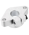 Heavy Duty SHF12 Aluminum Linear Rod Rail Support Clamp Set 4 Pack For 12mm Shafts Precision Mounting Brackets For CNC Machines 3D Printers And Automation Gear Silver Tone, 12mm shaft clamp