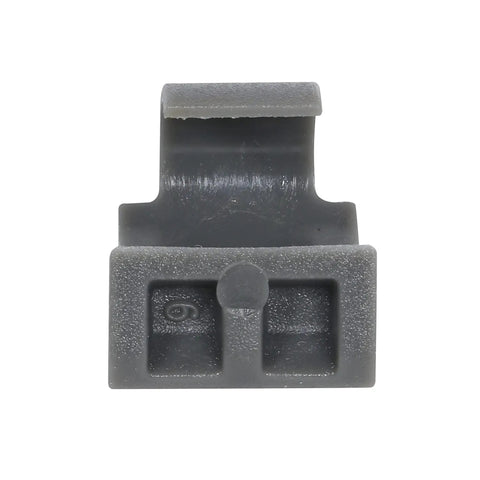 Front view of 10 Pack Cabinet Door Angle Restrictor Clips For Face Frame Hinges Keep Doors From Swinging Past 86 Degrees