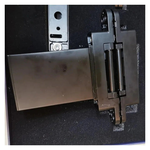 Hidden Hydraulic Hinge Bearing For Doors 80KG Capacity Two Dimensional Adjustable Hinge With 180 Degree Opening For Wooden Doors Ultra Smooth Quiet Operation And Easy Install, showcasing hinge design and structure.
