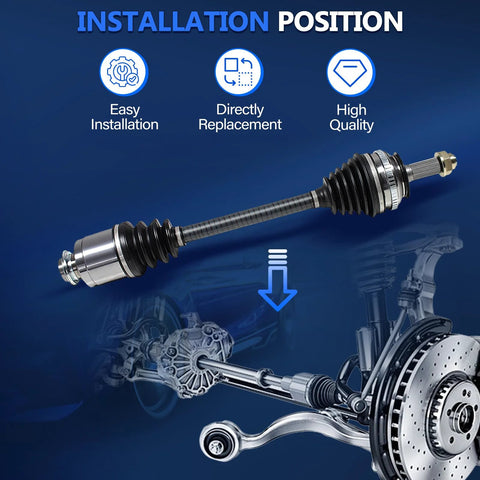 Front CV Axle Pair For Honda CR V 1997 2002 LX EX SE 2.0L L4 Automatic Transmission Left And Right Shaft Assemblies