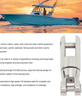 316 Stainless Steel Boat Anchor Swivel Connector Rock Solid Design For 3/8 To 1/2 Inch Chain showing heavy duty marine rigging gear.
