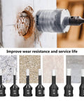 Heavy Duty 7 Piece Gemstone Drill Bits Set With M14 Thread For Wet Dry Drilling On Marble Tile Granite And Stone. 7 bits, φ6-14 mm, in use on stone