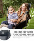 Woman and child seated on oversized padded hammock camping chair with storage pockets heavy duty foldable rocking camp chair that supports up to 400lbs portable with carry bag perfect for outdoors and backyards beast mode ready.