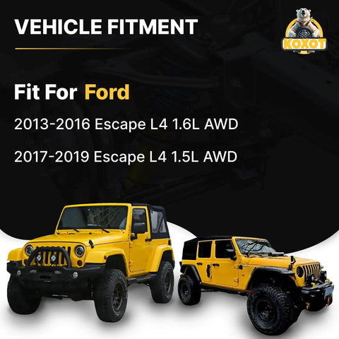 Ford Escape Front CV Axle Shaft Assembly Kit For Driver And Passenger Sides Compatible With 2013 To 2016 1 6L AWD And 2017 To 2019 1 5L AWD Two Pack Includes Left And Right NCV11164 NCV11167, vehicle fitment