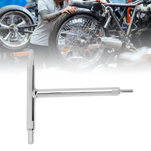 Essential T Handle Hex Wrench Set With 4mm 5mm And 6mm Sizes Made Of Heat Treated Steel For Motorcycle Bike Car Repair Auto Mechanic Work And DIY Home Maintenance Projects That You Gotta Have In Your Garage.