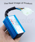 6 Pin AC CDI Ignition Coil Aluminum Alloy Racing CDI Box For Motorcycle ATV Dirt Bike Scooter 125cc 150cc 200cc 250cc Blue