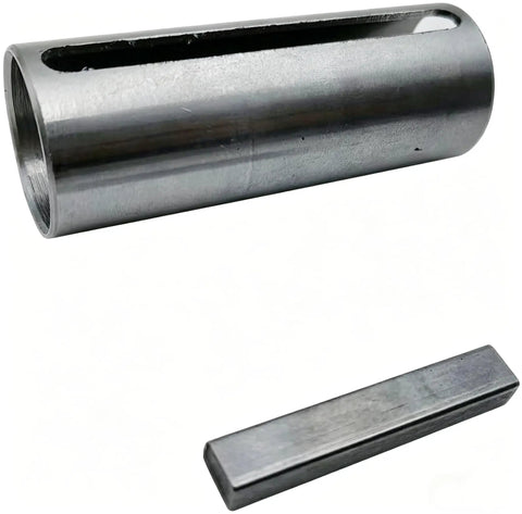 Beefed Up Steel Crankshaft Adapter Bushing Sleeve 1 Inch Bore To 1 1 8 Outer Diameter Featuring 1 4 Inch Extended Key