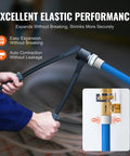 Three Quarters Inch PEX A Flexible Tubing For Potable Water Two Hundred Feet Non Oxygen Barrier blue tubing being bent