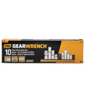Packaging of Must-Have 10mm Socket Set For 1/4 And 3/8 Inch Drives, 6 Point Single Size Sockets, Chrome Finish