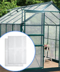 Heavy Duty Twin Wall Polycarbonate Greenhouse Panels 14 Pack Four By Two Feet showcase, clear panels for garden roofing use.