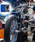 Heavy Duty Motorcycle Wheel Bearing Puller Kit Featuring 2 Jaw Mechanical Extractor Bearing Separator Tool Good For Bike Repair And Garage Fixes Built Like A Beast To Handle Stubborn Wheels Without Breaking A Sweat Or Spending More Than Necessary. blue steel set in case