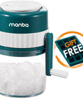 Portable Ice Shaver And Snow Cone Machine With Free Ice Cube Trays, Quick Ice Crusher For Fluffy Snow Cone Shaved Ice, BPA Free