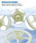 Close-up of Washer Thrust Bearing Kit For Whirlpool Maytag Amana Washers Heavy Duty High Load Shaft Support components on fabric.