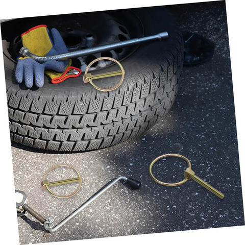 Heavy Duty 12 Piece Truck Hitch Pin Kit For Trailer Hitches Lockin Pins Assortment Built Tough For Frequent Use Easy Install Durable Trailer Accessories For Secure Towing, 3/16 in hitch pins by truck tire