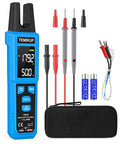 Digital Clamp Meter With U Shaped Jaw For AC And DC Current And Voltage Auto Range 4000 Counts Large Backlit LCD
