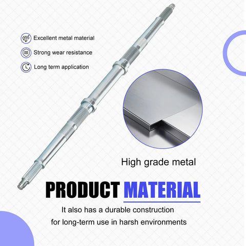Rear Wheel Axle Shaft 42310-HC5-970 For Honda FourTrax 300 2x4 4x4 TRX300 FW 1993 2000 OEM Quality Replacement Shaft For Solid Fit And Smooth Handling Ready For The Trail, metal axle shaft close-up