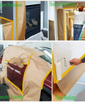 Adhesive Masking Paper Roll No Fuss 20 Inch by 50 Feet for Auto Body and Wall Masking used for painting car and home surfaces