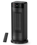 1500W Portable Space Heater That Heats Fast With Ceramic Power For Big Rooms Great For Office Garage Includes Remote Digital Thermostat 24 Hour Timer And Safety Features