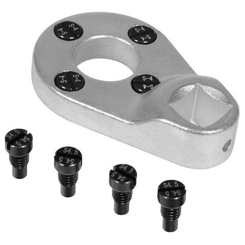 Beefed Up Heavy Duty Trim Tilt Pin Wrench 32mm By 4.5 And 4mm for removing Trim Tilt caps on hydraulic cylinders, 4140 steel